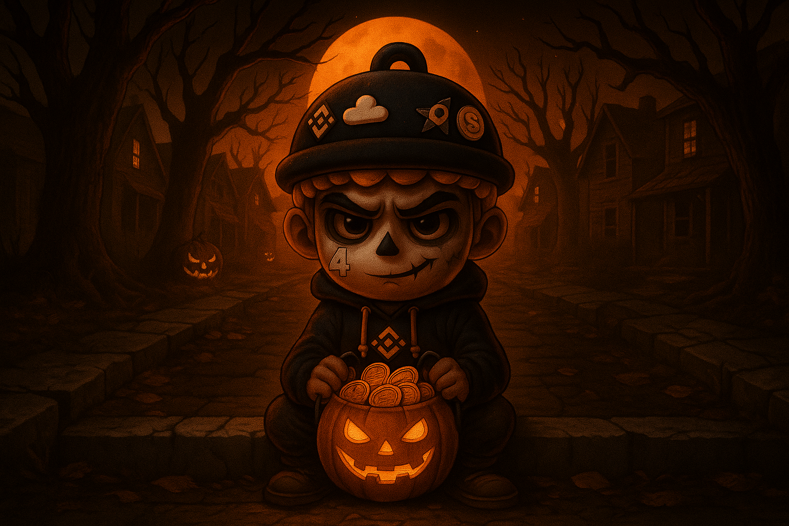 Palu with pumpkin of coins