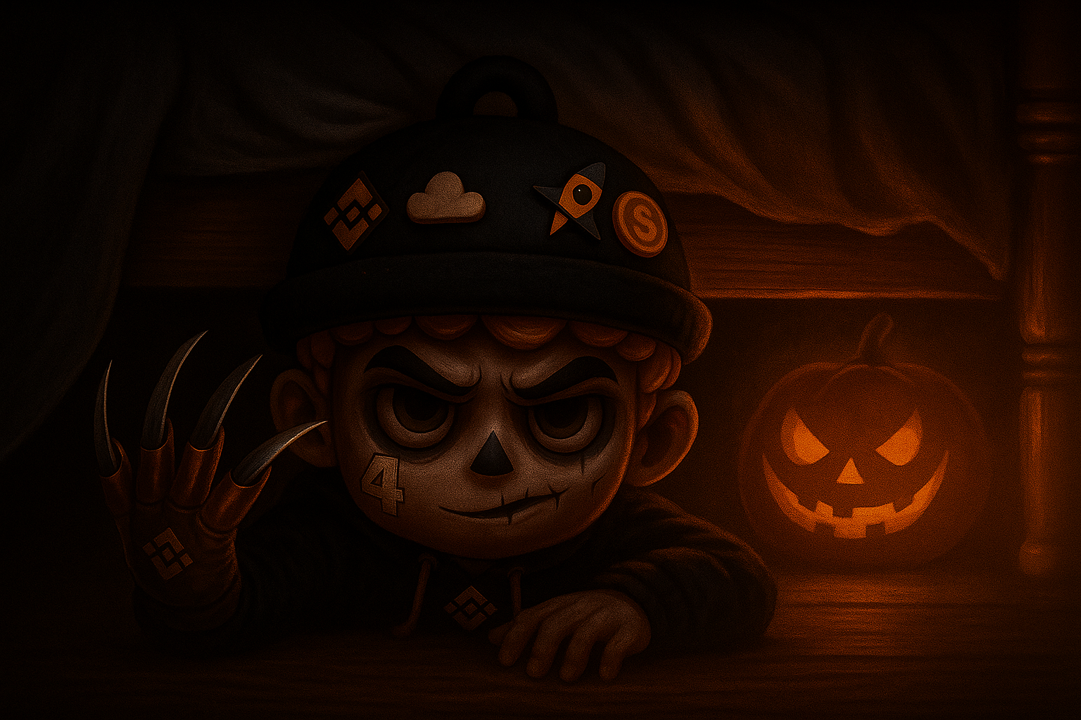 Palu lurking in darkness
